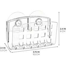 interDesign - Soporte de succión para Fregadero de Cocina, ediano, Transparente, 0.2, 1(M) - Multicolor - Ver 2