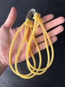 4/10pcs Outdoor Hunting Equipment Fishing Rubber Bands, Made Of Natural Latex Material With High Elasticity And Strong Tension, Outdoor Slingshot Accessories, Elastic Force Won''t Diminish Over Long-Term Use - Plain - View 5