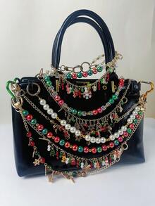 هدايا عيد الميلاد للنساء، هدايا لملء جوارب عيد الميلاد للنساء، زينة عيد الميلاد وديكور شجرة عيد الميلاد، سانتا كلوز، سلسلة حقيبة، قلادة، مجوهرات عيد الميلاد، سلسلة غزال، جوارب، تمثال الثلج، سلسلة مفاتيح، إكسسوارات الهاتف، هدايا شخصية للنساء، هدايا للمعلمين، هدايا عيد الميلاد للمعلمين، إكسسوارات الحقيبة - متعدد الألوان - مشاهدة 4