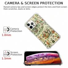 Cottagecore Botanical Plant Flowers Phone Case Compatible With For IPhone 16 Pro, Vintage Aesthetic Fleurs Phone Case For For IPhone 16 Pro, Cool  TPU Bumper Case Cover,VintageAestheticFleurs - VintageAestheticFleurs - 查看 4
