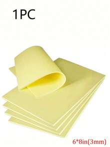 20 miếng da giả tập xăm kích thước A4, dày 1/3mm, hai mặt, làm từ silicon, dùng để tập xăm lông mày, trang điểm vĩnh viễn, dụng cụ xăm hình. - Màu vàng - Xem 14