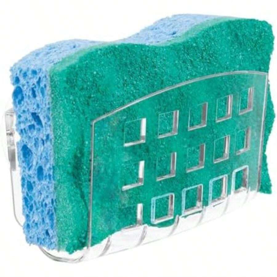 interDesign - Soporte de succión para Fregadero de Cocina, ediano, Transparente, 0.2, 1(M) - Multicolor - Ver 1