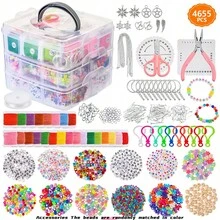 2700+/1600+/600+ Pc Rubber Band Bracelet Making Kit - Random Color Woven Bracelet Craft Kit, Birthday Party Creative Gift, Art & Craft Set, Includes Weaving Tools, Women Beginner Jewelry Making Supplies - Multicolor - View 23