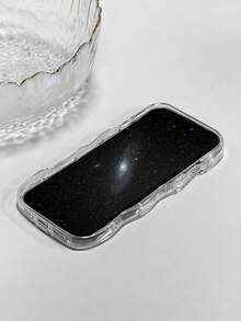 Clear Phone Case With Electroplated Camera Ring, Cat And Skeleton Hand Interaction Pattern Dark Humor Style, Creative Illustration Design, Compatible With IPhone 17/16/15/14/13/12, Pro Max, Pro, Plus; Galaxy A54/A55/A56/A70/A71/A72/A73/A, Galaxy S26/S25/S24/S23/S22/S21, Holiday Gift, Perfect For Family And Friends - 無色 - 查看 9