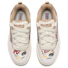 Puma Park Lifestyle Graffiti Fashion Versatile Shock Absorption Durable Low-Top Skate Shoes Beige Sneaker Men 405258-02 - 彩色 - 查看 4
