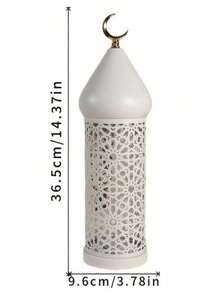 LED Decorative Lantern, Battery-Powered (Batteries Not Included), Exquisite Openwork Design, Home Decor, Ideal For Parties, Weddings, Indoor/Outdoor Decor, Bedroom, Living Room Decor - 彩色 - 查看 6