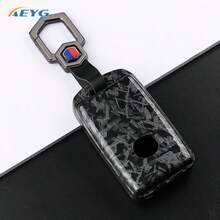 Vỏ bảo vệ chìa khóa xe ABS với họa tiết sợi carbon, phù hợp cho dòng xe 3 Series (2019-2023), CX30, CX5, CX3, CX8, CX9 và các mẫu xe khác có hệ thống mở khóa không cần chìa khóa. - B - Xem 4
