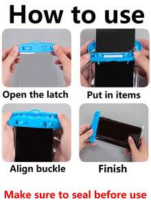 Transparent Universal Waterproof Phone Pouch, Waterproof Phone Dry Bag, Waterproof Phone Case, Touchable Waterproof Phone Bag