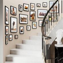 WSXC 16x20 Picture Frame Display Pictures 11x14 With Mat Or 16x20 Without Mat Wall Hanging Poster Frame Black 1 Pack - 黑色 - 查看 6