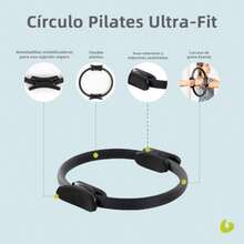 Anillo de Resistencia de Pilates, Aro de Pilates, Accesorios de Entrenamiento para Pilates,para Entrenamiento de Piernas, úteos, Abdominales y Suelo Pélvico,Mejorar de Núcleo(Violeta) - Multicolor - Ver 8