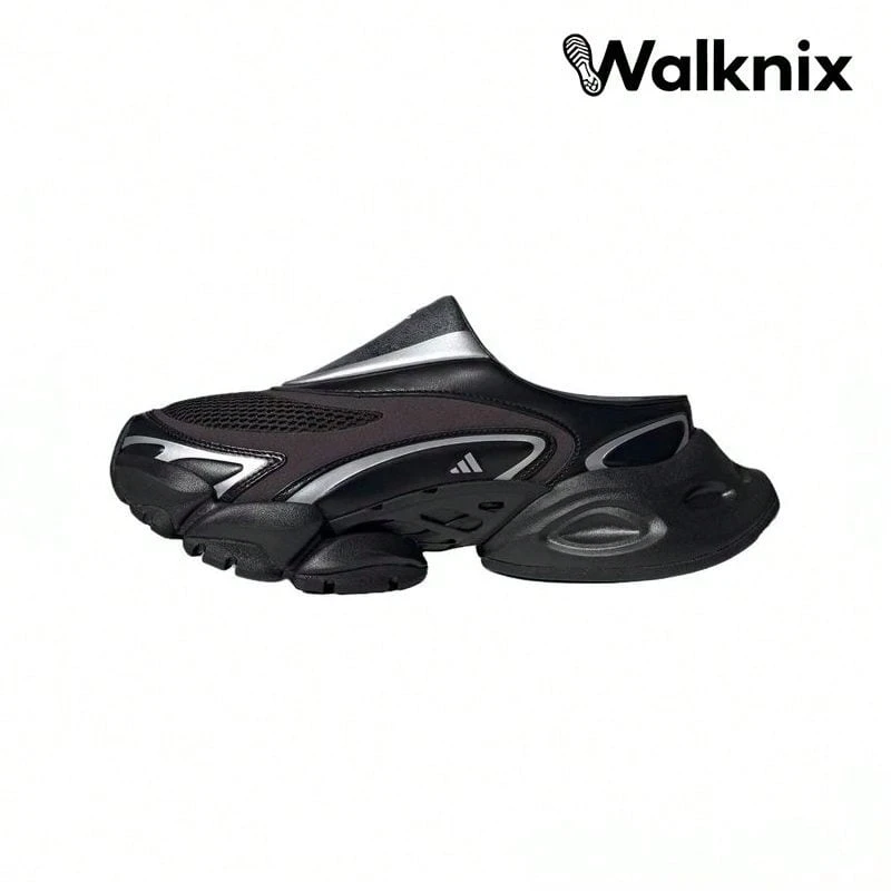 Adidas Xlg Runner Mule Comfortable Soft Casual Shoes Black Silver Shoes Men KJ9047 - 彩色 - 查看 1