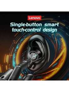 Lenovo GM2 Pro 5.3 蓝牙无线耳机，低延迟带麦克风，高清通话，双模游戏耳机，中国包装 - 白色 - 查看 8