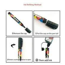 Whiteboard Erasable Marker, Smooth Writing, Easy To Erase, Ideal For Classroom, Suitable For Decorative Notebooks, Collage Materials, Scrapbooks, Diaries, Journals, Handmade Crafts, School Supplies For Back-To-School Season, Winter Items, Thanksgiving, Christmas, Saudi National Day, Birthdays, Holidays, Gifts For Boyfriends/Girlfriends, And Adults. - Multicolor - View 6