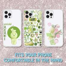 Green S-Smiski Cute Phone Case For Samsung A07 A36 A26 A56 A16 A06 A55 A35 A25 A15 A54 A34 A24 A14 A13 A53 A33 Clear Back Cover - T-319T250901905 - 查看 3