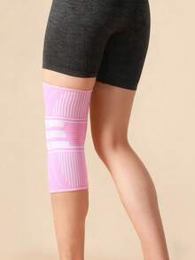JINGBA SUPPORT 1pc Unisex Elastic Non-Slip Knee Sleeve, Suitable For Basketball, Cycling, Running And Other Sports, Fitness Accessory, Sports Knee Pad, Gym Knee Pad - Multicolor - View 7