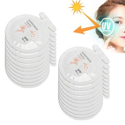 3ml X 20 Bolsas Protector Solar para Niños SPF46+, Hidratante con Suero Nutritivo, Impermeable Antitranspirante, Textura Gel Refrescante No Grasa Ideal para Viaje