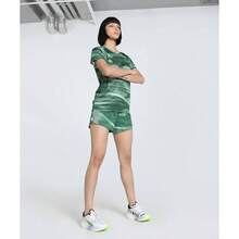 , Playera Run Velocity AOP, Mujer, Verde, Talla - inicial - Ver 3