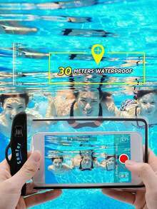 Universal Waterproof Phone Pouch, Waterproof Phone Bag, Waterproof Phone Dry Bag, Waterproof Phone Case, Compatible With IPhone, Suitable For All Phone Models, Can Be Used For Swimming, Rafting, Diving, Underwater Photography, Beach, Travel, Vacation, Swimming Pool, Outdoor Sports - Multicolor - View 4