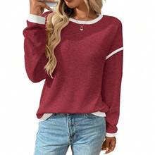 Women Outdoor Hoodies & Sweatshirts - Burgundy - View 1