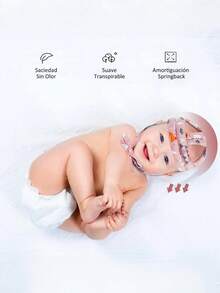 Casco Antigolpe Cabeza Protector Bebe Rodillera Gatear - Multicolor - Ver 4