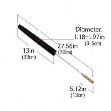 1 Piece Of Washer & Dryer Vent Cleaning Brush With A Long Flexible Rod And Spiral Bristles - Collect Dust, Remove Detergent Residue, Prevent Blockage, Maintain Equipment Efficiency, Washing Machine Cleaning Tool, Tidy Up The Lint Trap, Ergonomic Handle Design, Sturdy Handle Structure#Kitchen,Home Décor.Home Appliances. - 黑色 - 查看 8