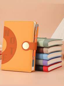 1 PC A5 Magnetic Clasp PU 2026 Planner – 320 Pages (160 Sheets) Thick Dated Notebook. Master Your Time With Schedule Templates, Address Book & Annual Calendar. 365-Day English Productivity System For Daily Planning & Office Organization. - Multicolor - View 7