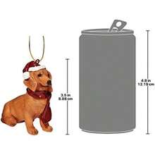 Adornos navideños con diseño de Perros, , Color Completo, 1(Perro salchicha) - Multicolor - Ver 6