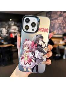 Funda de Teléfono Premium para Envío Nacional ♡   Funda de teléfono de anime para Apple  17/16/15/14/13/12/11/air/Pro/ProMax  Galaxy S20/S21/22/S23/S24/S25 Plus, Fe, Ultra, A05/A13/A15/A16/A24/A25/A55/A35 Redmi Note13ProPlus/Note14ProPlus, Pixel, MotoG86, G56, funda de teléfono para entusiastas del anime - Negro - Ver 5