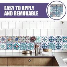 Homoyoyo 24piezas Pegatinas Para Azulejos Laminados Autoadhesivas Para Cocina Adhesivo Azulejos De Baño Calcomanías Pared - colores surtidos 1 - Ver 3