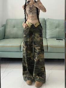 Women Jeans - Army Green - View 4