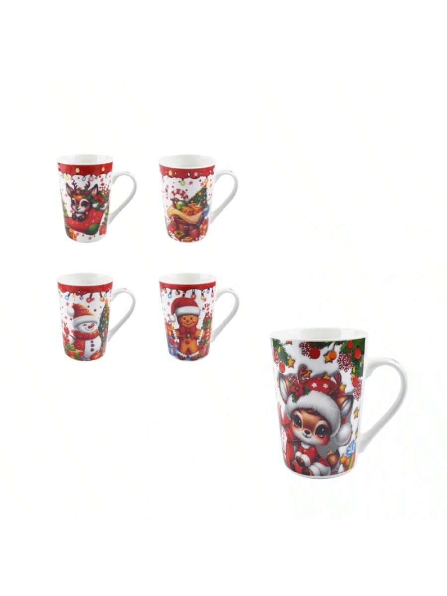 Taza de cerámica de 450 ml - Temática navideña