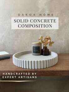 1个树脂石英石材质装饰碗，现代经典折叠创意艺术树脂托盘装饰配件，莲花形凹面储物碟，如同优雅的管家，展开莲花般的花瓣，可盛放各种小物件。 - 彩色 - 查看 15