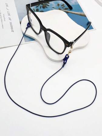1pc Simple Fashion Wax Rope U-Shaped Clasp Anti-Lost Eyeglass Chain Accessory