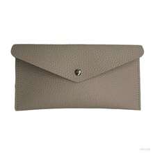 1pc Reusable PU Leather Cash Envelope, Suitable For Travel And Budgeting, Multifunctional Bill Fold With Coin Pouch - Multicolor - View 13