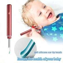 100 Pcs Silicone Ear Spoon Tips Ear Cleaner Otoscope Replacement Accessory Set Reusable Pick Ear Wax Removal Tips Kit For Ear Camera Family Adults Baby Ear Health Care - As Pic - View 6
