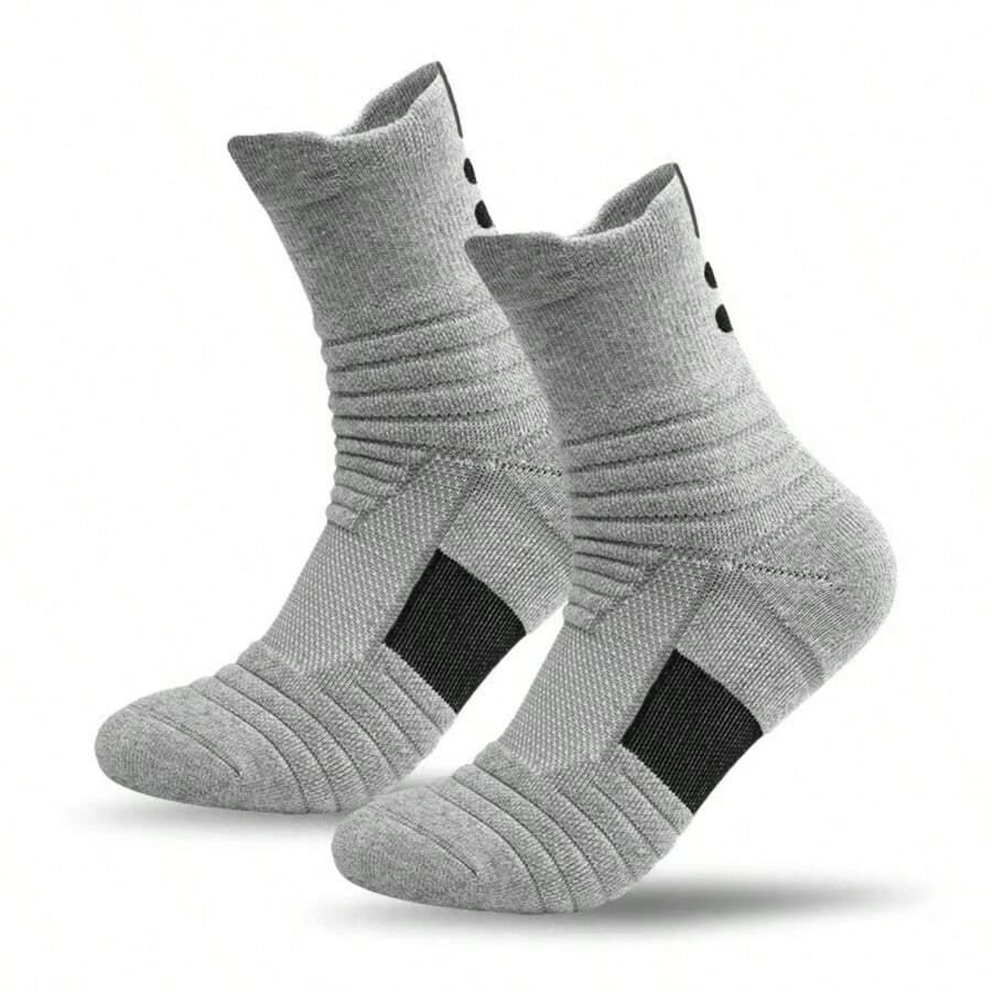 Professional Sports Socks, Mid Tube Basketball Socks, Thick, Durable, Odor Proof Running Sports Socks - Multicolor - View 1