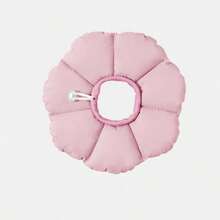 1件紫色花卉图案柔软宠物恢复项圈，伊丽莎白圈颈套，适用于猫狗，防水防污，适合猫咪和小型犬（如泰迪熊），M码