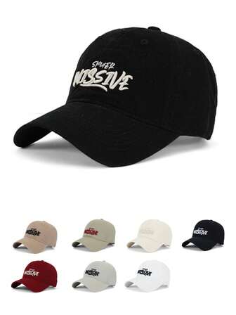 1pc Women's Baseball Cap, Fashionable Casual Embroidered Versatile Sun Hat For Spring, Summer, Cycling, Outdoor Activities