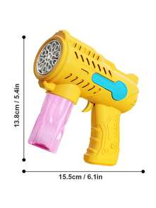 Kids Handheld Bubble Machine, Easy Operation, One-Button Start, Macaron Colors, Round Smooth Shape Suitable For Kids To Hold, Can Be Used As Holiday Gift For Boys And Girls (Batteries And Bubble Solution Not Included)