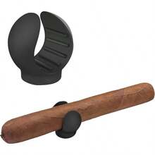 Magnetic Holder Carts - Versatile, Fire - Retardant And Elasticity Silicone Stogie Clip, Golfing Fishing Camping And Outdoor Activities Men - Black - View 1