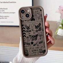 Fashionable Creative Phone Case For Apple 17 Pro Fashion New D-Directions O-One Phone Case, Suitable For 17, 16, 15, 14, 13, 12, 11 Pro, Mini XR/XS/X 7/177 Plus - Shockproof Soft TPU Back Case, Halloween Phone Case, Cool Phone Case, Retro Phone Case, Cute Phone Case, Cute Phone Funny, Daily Use Cover, Durable Material, Lightweight Protective Case, Technology Enthusiast, Smartphone User 17 Case 17 Pro Max Coverlong Sleeve Tops - 款式1(1pc) - 查看 5
