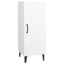 Buffet vidaXL Blanc 34,5 x 34 x 90 cm Matériau à base de bois - Multicolore - Voir 10