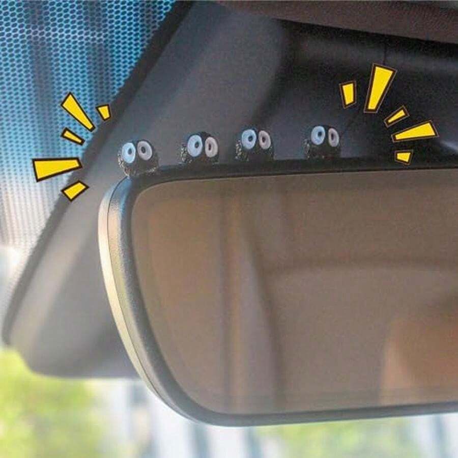 20 Pcs Cute Soot  Car Decor Rearview Mirror Accessories - Cute Decor For Car Home And Office Gifts - 黑色-20 - 查看 1