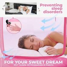 Alvantor - Tienda de campaña(Rosa 99.1An x 190.5Al cm (1 Paneles)) - Multicolor - Ver 5