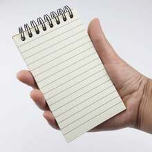 2pcs/5pcs All-Weather Solid Color Mini Notebooks - Suitable For Outdoor Activities, Hiking, Camping And Emergency Recording, With Ruler Line Paper, Tactical Pocket Size 3.0" X 5.0", Solid Color Cover