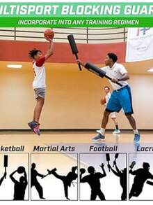 Go S po rtsPadded Locking Training Pads and Sparring Pads2 Pack for Martial Arts and Sports Training (Basketball, Soccer, Lacrosse, MMA and More) - Choose Your - Negro - Ver 5