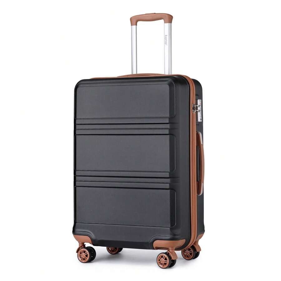 20 24 28 32 Inch Suitcase ABS PC Hard Shell Luggage Carry On Cabin Check In XL Extra Large Lightweight Spinner Wheels TSA Lock 3 Piece Set Travel