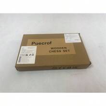 Juego de Backgammon Premium de Madera de Nogal Negro u2013 Juego de Viaje de Lujo con Dados y doblador - inicial - Ver 8