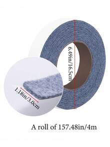 一套 3 厘米 x 4 米 窗户玻璃贴纸，防冷凝冬季窗台贴纸，自粘毡垫，适用于门窗 - 易于安装和清洁 - 彩色 - 查看 12