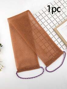 African Mesh Exfoliating Back Long Net Bath Scrub Towel Set,Double-Sided For Gentle,Rough Exfoliation, Effective Body Scrub, Back Scrubber For Shower Use,Premium Mesh Material, Convenient Strap Towel Design, Loofah Towel, Body Sponge For Smooth Skin,Great For Daily Use(Blue, Purple) - Multicolor - View 17